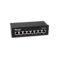 Pannello patch Equip 8x RJ45 Cat6A FTP 1U Premium nero - Pannello patch
