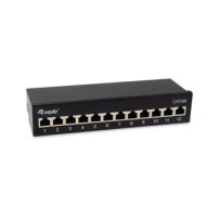 Pannello patch Equip 12x RJ45 Cat6A FTP 1U Premium nero - Pannello patch