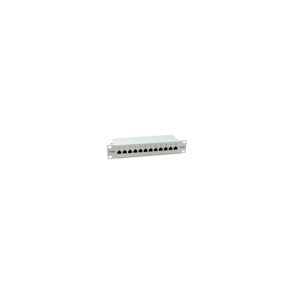 Equip Patchpanel 12x RJ45 Cat6A 10″ FTP 1HE Premium grigio chiaro - Patch-Panel