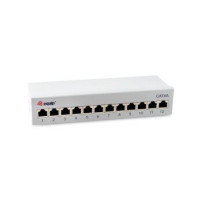 Pannello patch Equip 12x RJ45 Cat6A FTP 1U Premium grigio chiaro - Pannello patch