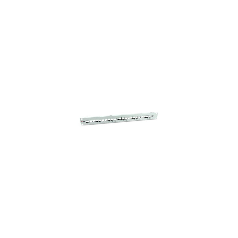 Equip Patchpanel 24x Cat6A 19″ FTP 1HE Keystone montaggio bianco - Patch-Panel