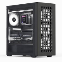 AEROCOOL ADVANCED TECHNOLOGIES Geh Midi D502A-G-BK-v1 B/Mesh/ATX
