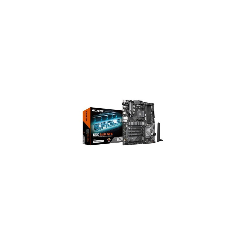Gigabyte B550 EAGLE WIFI6 - Scheda madre - ATX - Socket AM4 - Chipset AMD B550 - USB-C 3.2 Gen 1, USB 3.2 Gen 2, USB 3.2 Gen 1 -