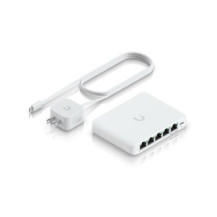 Ubiquiti UniFi Switch Flex Mini 2.5G - Switch - L2+ - managed - 4 x 2.5GBase-T + 1 x 2.5GBase-T (PoE)