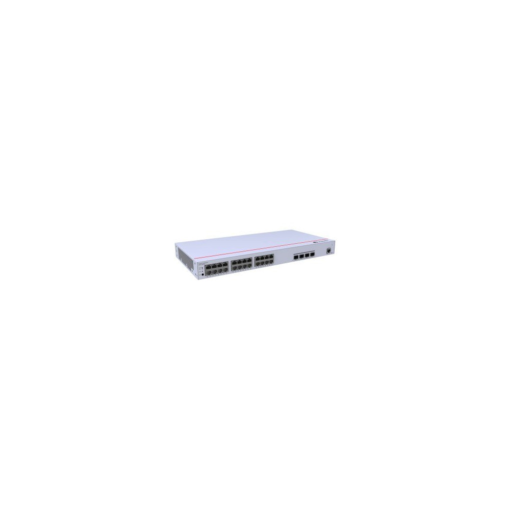 Huawei CloudEngine S310-24P4S - Switch - gestito - 24 x 10/100/1000 + 4 x Gigabit SFP - flusso d'aria side-by-side - montabile s