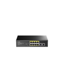 CUDY 8 porte 100 Mbit PoE+/2xUplink non gestito