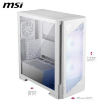 MSI MPG VELOX 300R AIRFLOW PZ Midi Tower Bianco