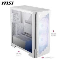 MSI MPG VELOX 300R AIRFLOW PZ Midi Tower Bianco