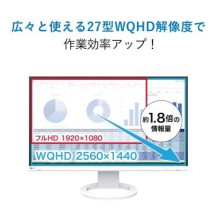 EIZO FlexScan EV2720S-BK Monitor LED 68,6 cm (27″)