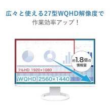 EIZO FlexScan EV2720S-BK Monitor LED 68,6 cm (27″)