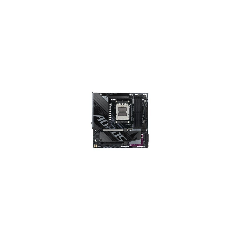 GIGABYTE B840M AORUS ELITE WIFI6E Scheda Madre – CPU AMD Ryzen 9000, VRM a 10+2+2 fasi, fino a 8200 MHz DDR5 (O.C.), 2 x