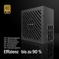 LC-Power Netzteil ATX LC6850G-SI V3.1 LC 135mm Lüfter 80Plus Gold - PC-/Server Netzteil - ATX