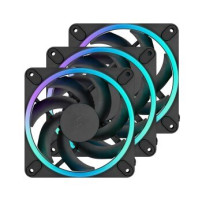 Fractal Design Momentum 12 RGB 3-pack Black