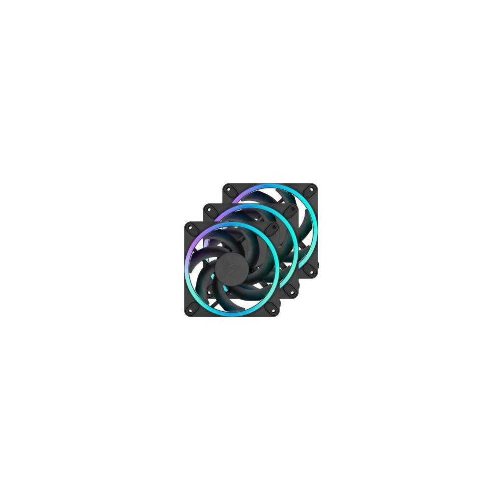 Fractal Design Momentum 12 RGB 3-pack Black
