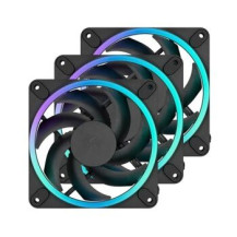 Fractal Design Momentum 12 RGB 3-pack Black