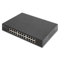 DIGITUS 24-Port Gigabit Switch, 19 Zoll, Unmanaged