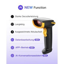 Inateck Barcodescanner 21 AI black[BCST-21-AI_Black]