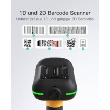 Inateck Barcodescanner 75S black[BCST-75S_black]