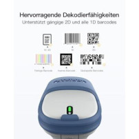 Inateck Barcodescanner 73 white blue[BCST-73_white blue]
