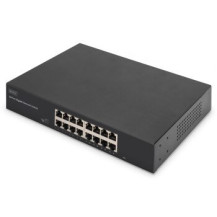 DIGITUS 16-Port Gigabit Switch - Switch - 1 Gbps