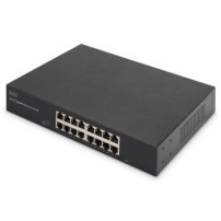 DIGITUS 16-Port Gigabit Switch - Switch - 1 Gbps