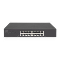 DIGITUS 16-Port Gigabit Switch - Switch - 1 Gbps