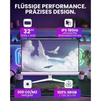 Arozzi TFT Nova 32″ IPS weiß - Flachbildschirm (TFT/LCD) - 32″