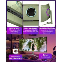 Arozzi TFT Nova waldgrün - Flachbildschirm (TFT/LCD) - 34″