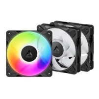 ARCTIC Freezer P12 Pro A-RGB Case per computer Ventilatore 12 cm Nero, Bianco 3 pz