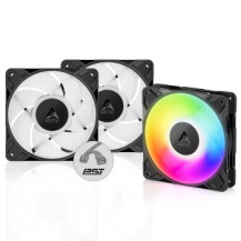 ARCTIC Freezer P12 Pro A-RGB Case per computer Ventilatore 12 cm Nero, Bianco 3 pz