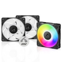 ARCTIC Freezer P12 Pro A-RGB Case per computer Ventilatore 12 cm Nero, Bianco 3 pz