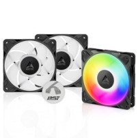 ARCTIC Freezer P12 Pro A-RGB Case per computer Ventilatore 12 cm Nero, Bianco 3 pz