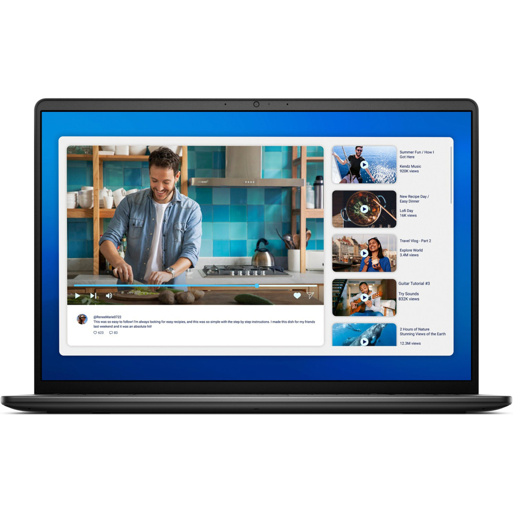 DELL 16 DC16250 16" WUXGA INTEL CORE 5 120U RAM 16GB-SSD 1TB NVMe-INTEL GRAPHICS-WI-FI 6-WIN 11 PROF NERO (XHNK8)