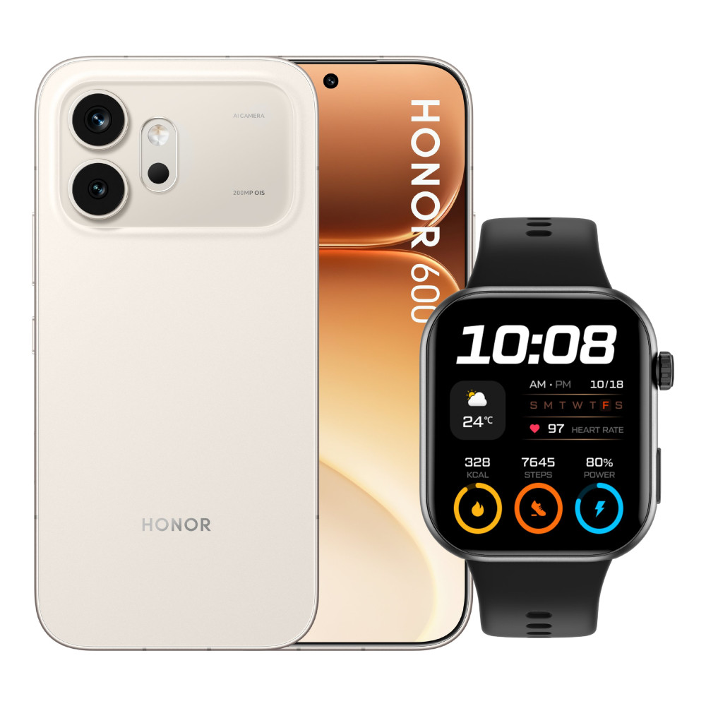 HONOR 600 5G DUAL SIM 6.57" OCTA CORE 512GB RAM 8GB 5G ITALIA GOLD + WATCH 2i SMARWATCH BLACK