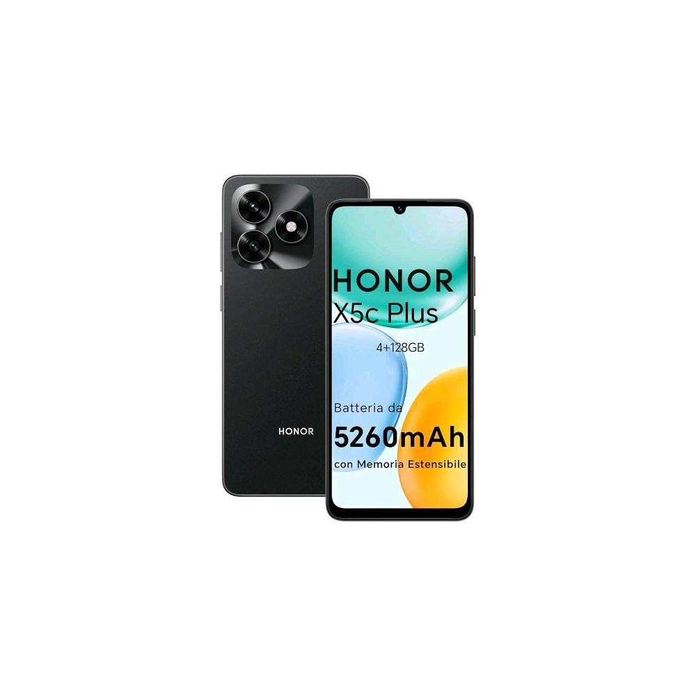 HONOR X5c PLUS DUAL SIM 6.74" OCTA CORE 128GB RAM 4GB 4G LTE ITALIA MIDNIGHT BLACK