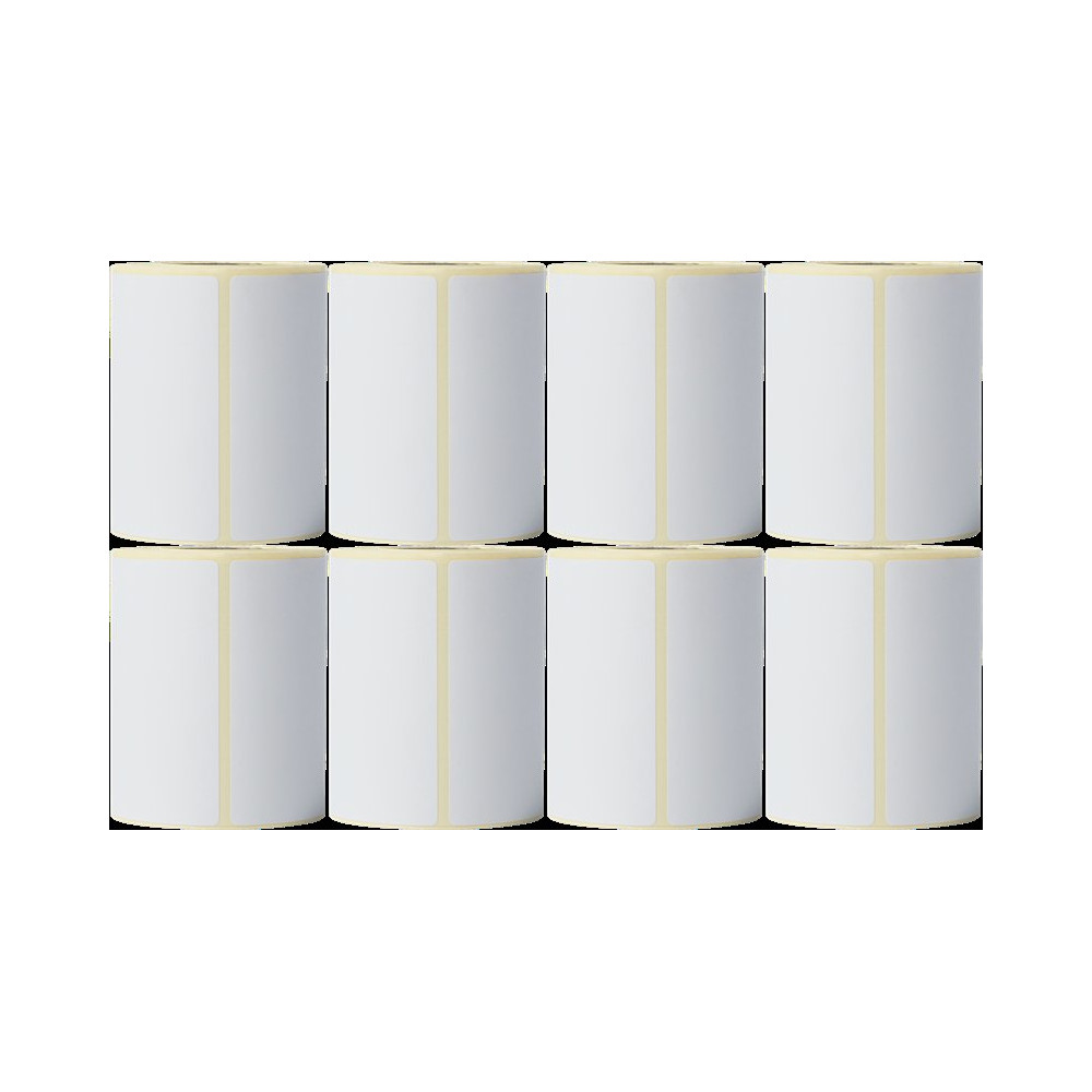 Brother BDE-1J044076-066 Rotolo di etichette singole 76mm x 44mm Bianco