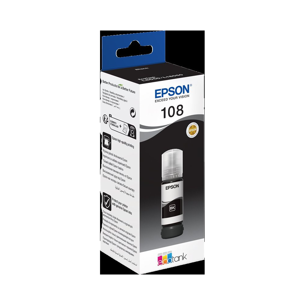 Epson 108 nero Cartuccia d'inchiostro (C13T09C14A)