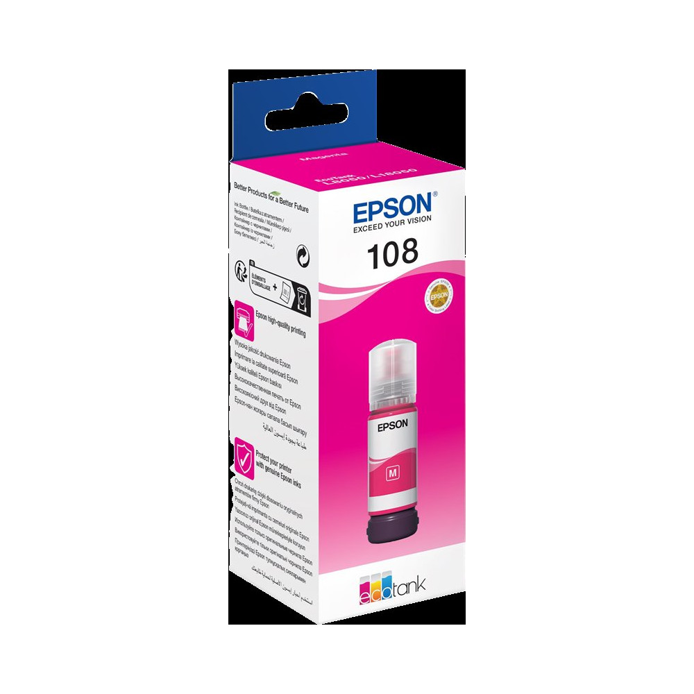 Epson 108 magenta Cartuccia d'inchiostro (C13T09C34A)