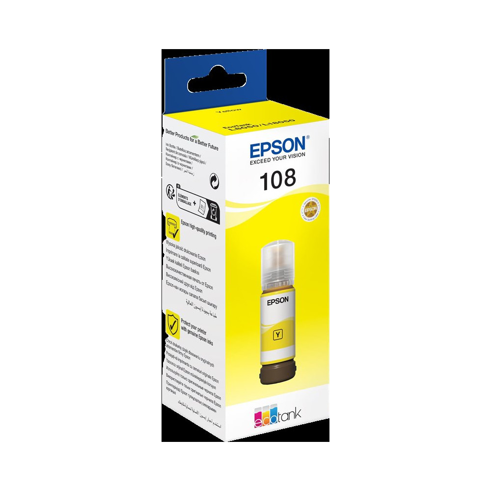 Epson 108 giallo Cartuccia d'inchiostro (C13T09C44A)
