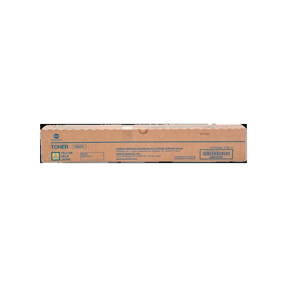 Konica Minolta TN-221Y giallo toner (A8K3250)