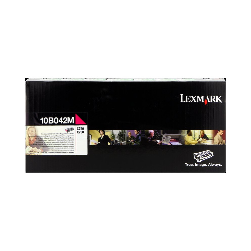 Lexmark 10B042M magenta toner ()