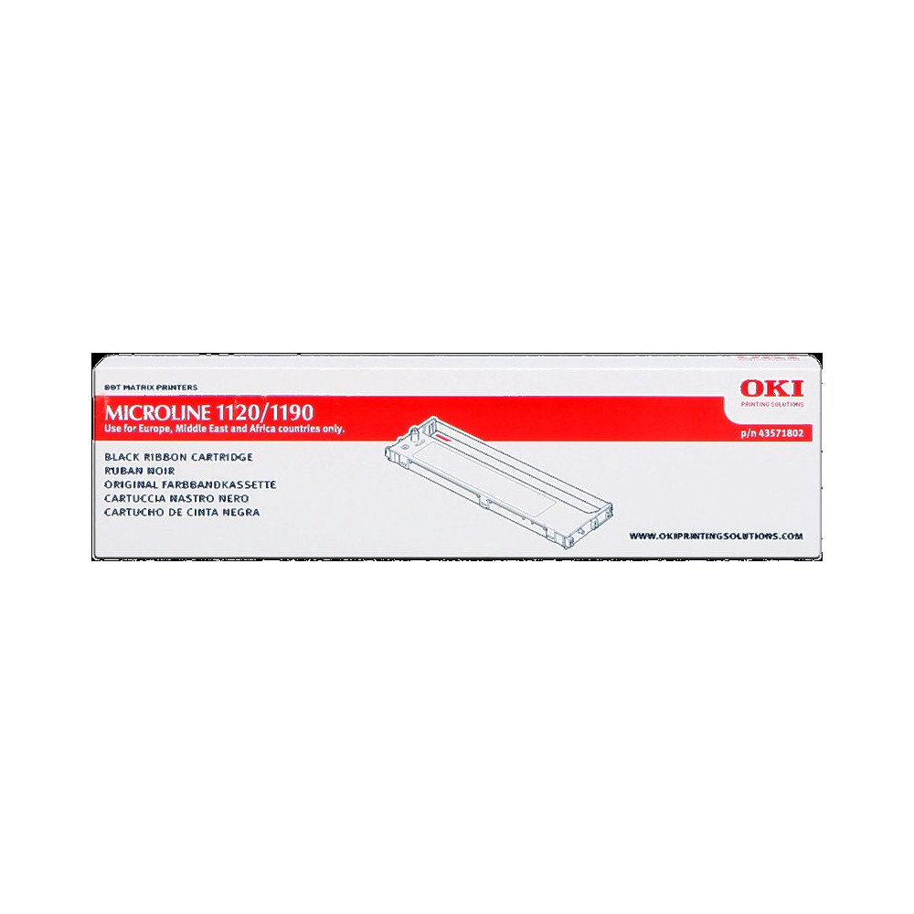 OKI 43571802 nero Nastro colorato (1120/1190)
