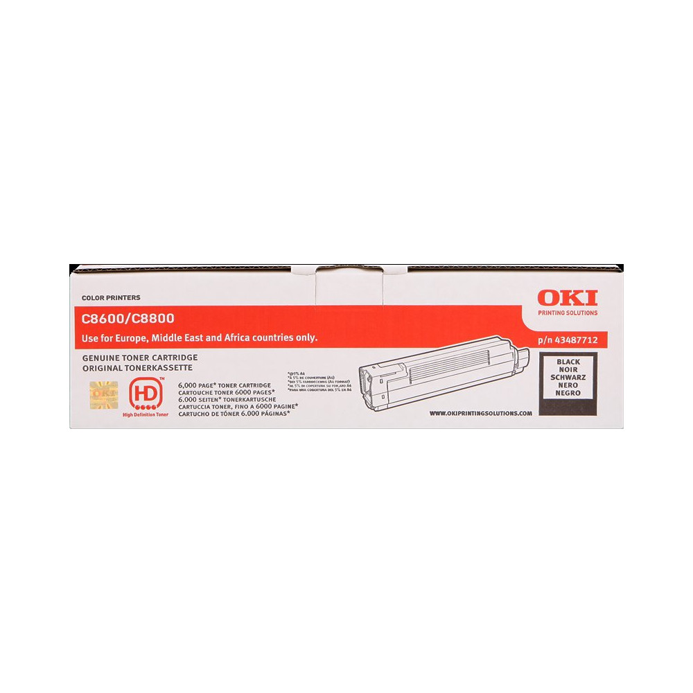 OKI 43487712 nero toner