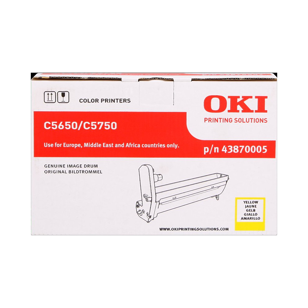 OKI 43870005 Tamburo giallo (C5650/5750)