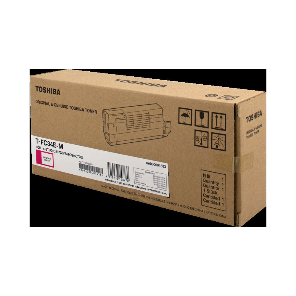Toshiba T-FC34EM magenta toner (6A000001533)