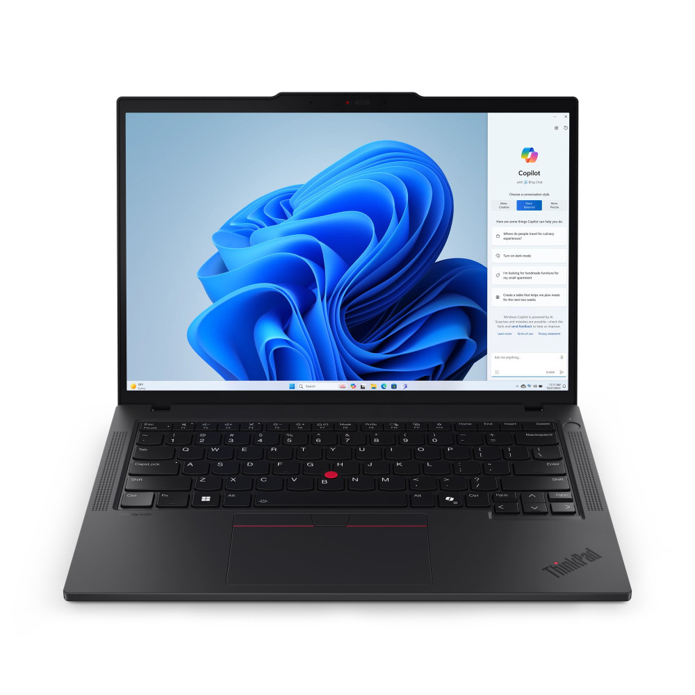 LENOVO THINKPAD T14 GEN 5 14" WUXGA AMD RYZEN 7 PRO 8840U RAM 16GB-SSD 512GB NVMe-AMD RADEON GRAPHICS 780M-WI-FI 6E + GIGABIT LA