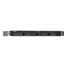 QNAP TS-435XEU NAS Rack (1U) Marvell CN9131 4 GB DDR4 0 TB QNAP QTS Nero, Grigio