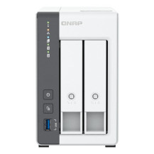 QNAP TS-216G server NAS e di archiviazione Tower Cortex-A Cortex-A55 4 GB 0 TB Bianco