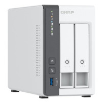 QNAP TS-216G server NAS e di archiviazione Tower Cortex-A Cortex-A55 4 GB 0 TB Bianco