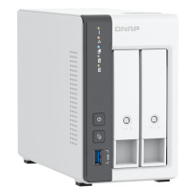QNAP TS-216G server NAS e di archiviazione Tower Cortex-A Cortex-A55 4 GB 0 TB Bianco